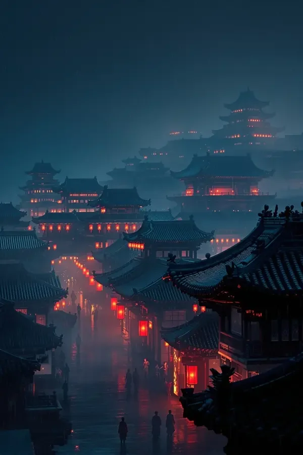 《雨落长安》电影海报
